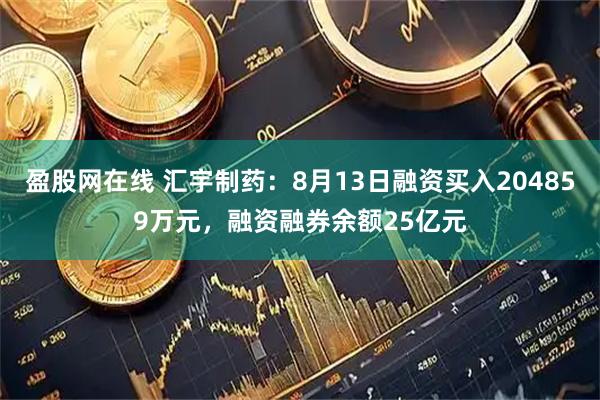 盈股网在线 汇宇制药：8月13日融资买入204859万元，融资融券余额25亿元