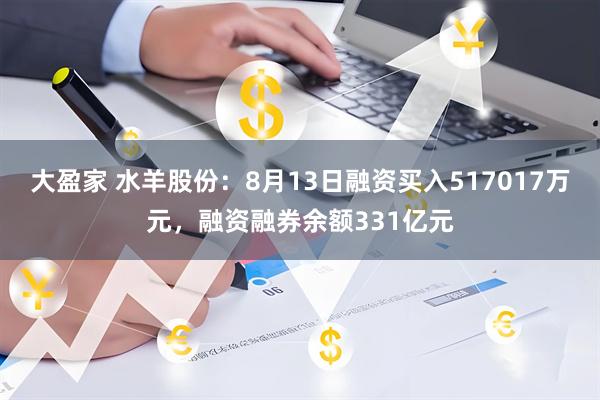 大盈家 水羊股份:8月13日融资买入517017万元,融资融券余额331亿元