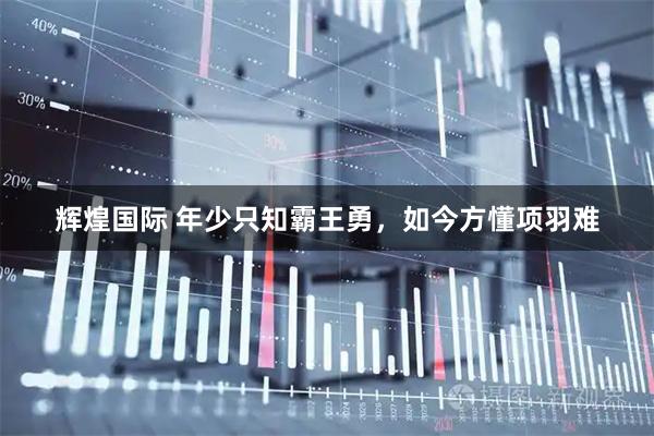 辉煌国际 年少只知霸王勇，如今方懂项羽难